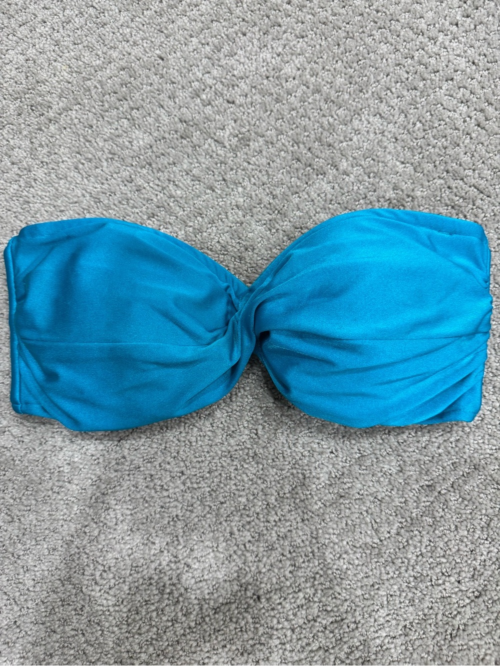 Seafolly Collective Twist Bandeau Bikini Top - Turquoise
